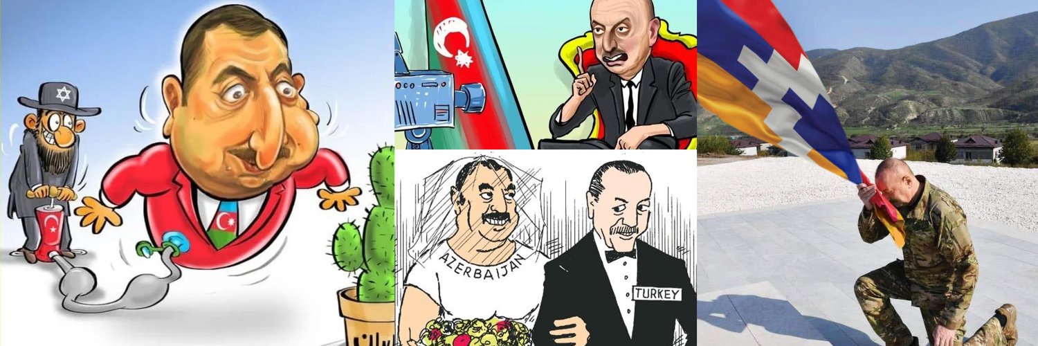 Funny turkic people's banner