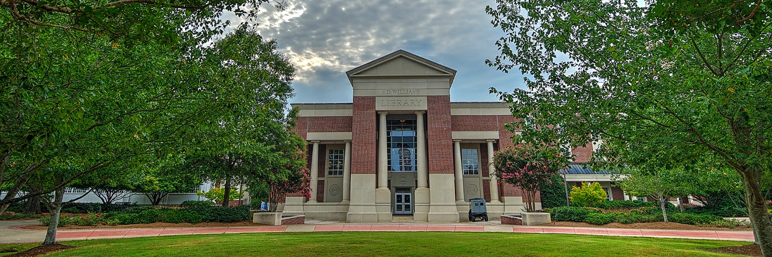 University of Mississippi Libraries banner