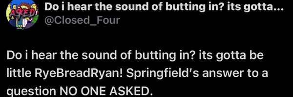 RyeBreadRyanAlt Profile Banner