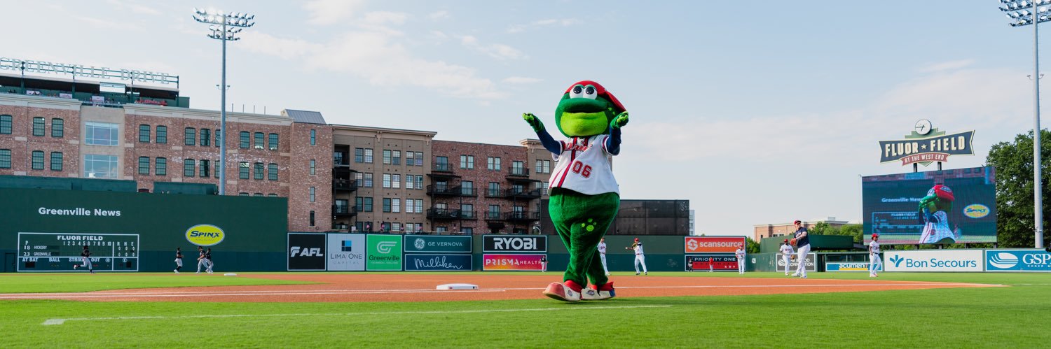 Greenville Drive's banner