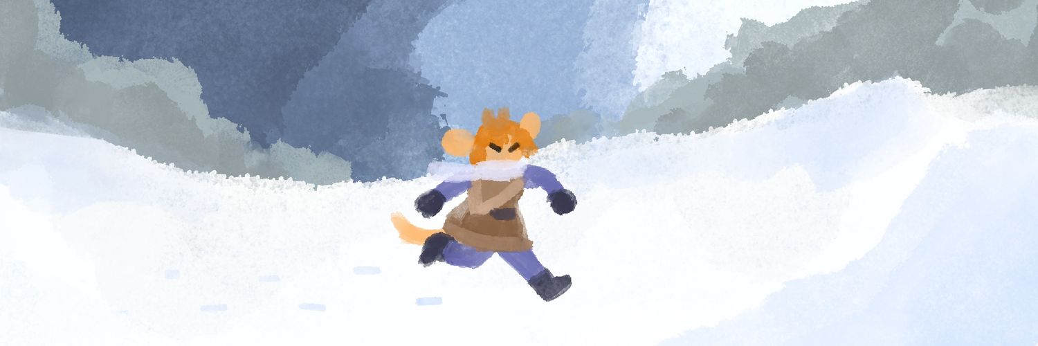 The follower cartoon account's banner