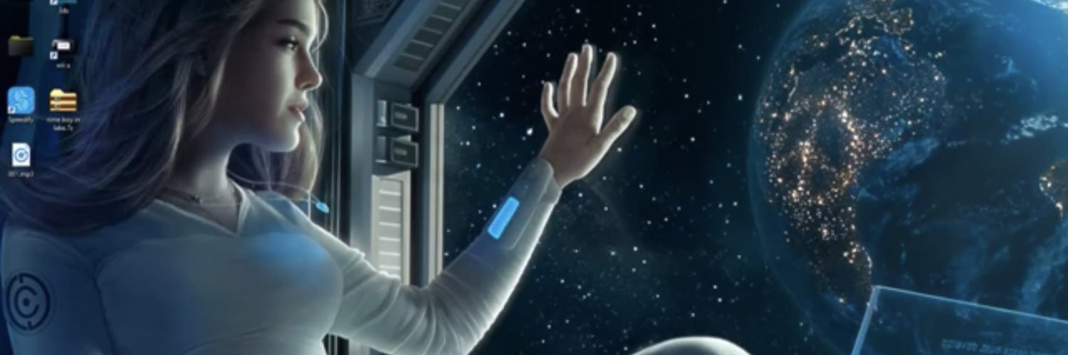 🛰🛩🇬🇧UK Space Girl 🚀🌟🔭🍀 banner