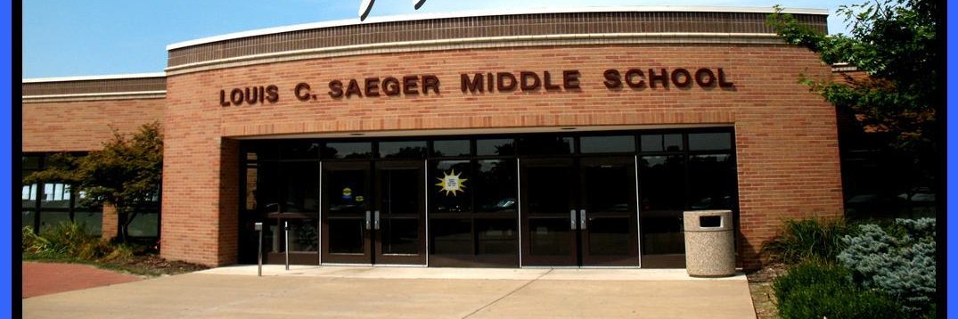 Saeger Middle School banner