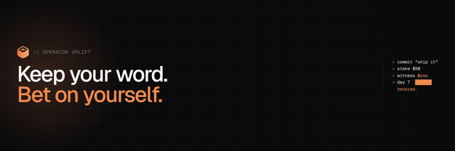 Operator Uplift banner
