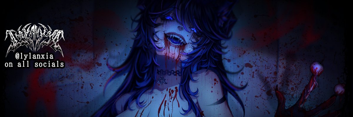 ♱ 𝕷𝖞𝖑𝖆𝖓𝖝𝖎𝖆 💀💙🥀 ♱ SINISTER NUN DROP banner