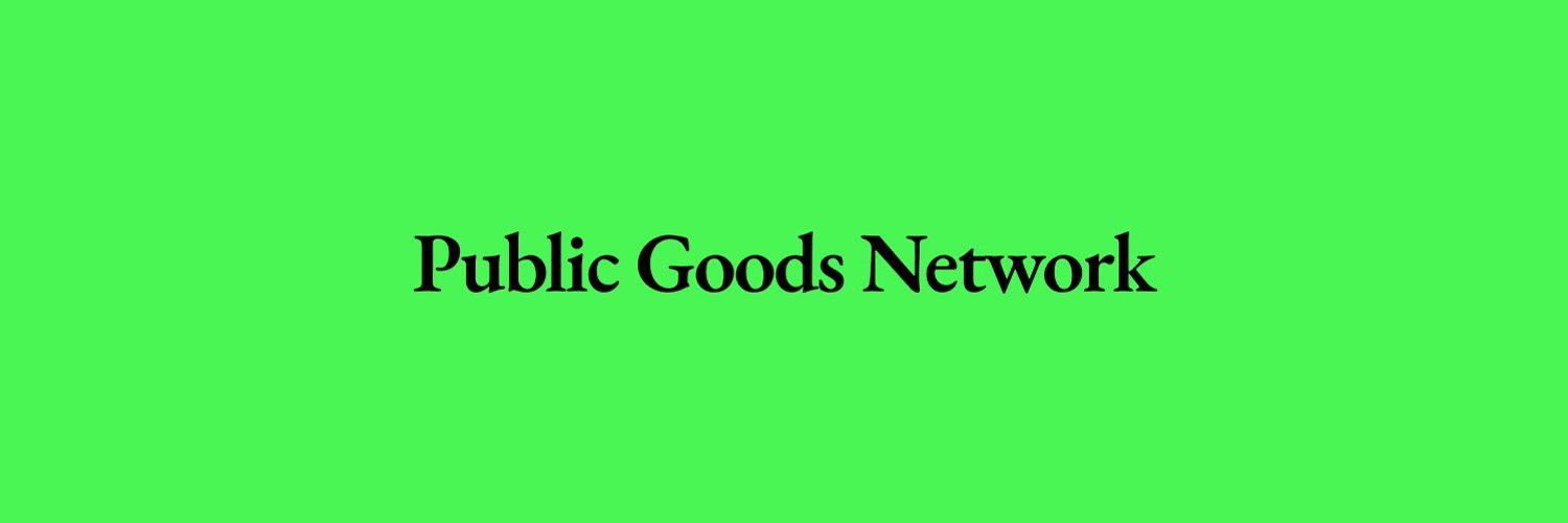 Public Goods Network | 🟢 Profile Banner