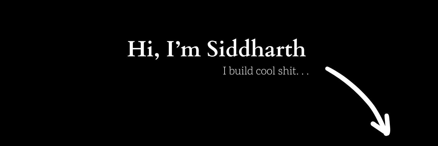 Siddharth Gupta banner