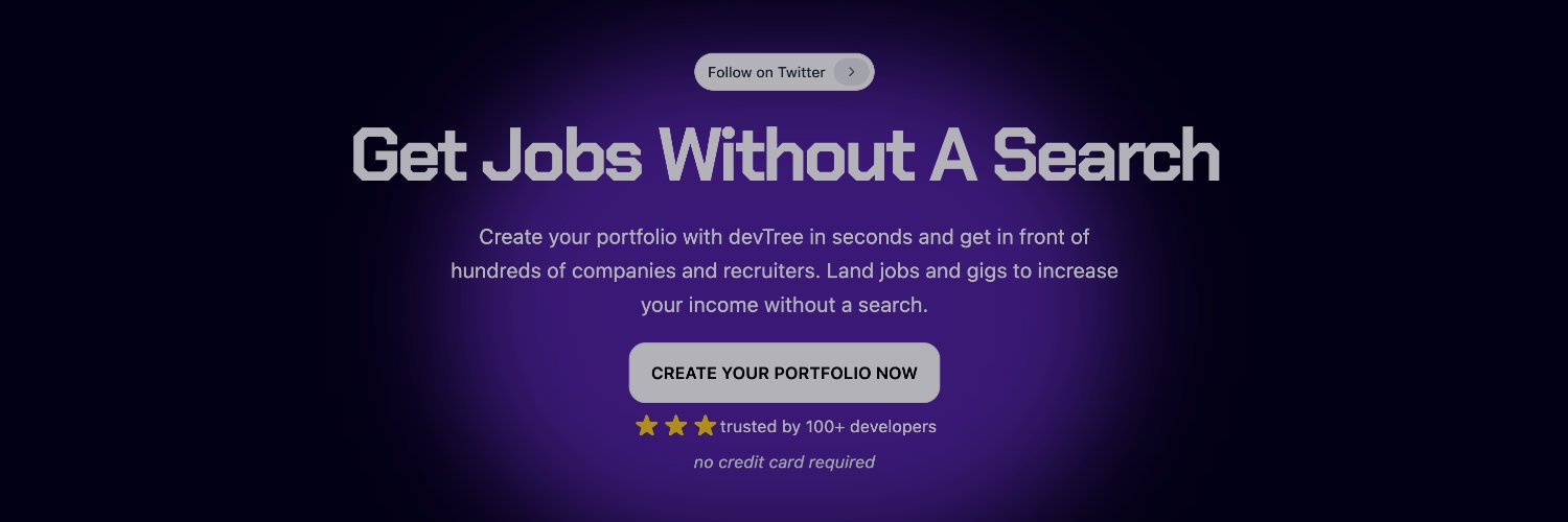 devtreeapp's profile banner image