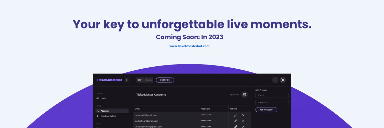 TicketMasterBot banner