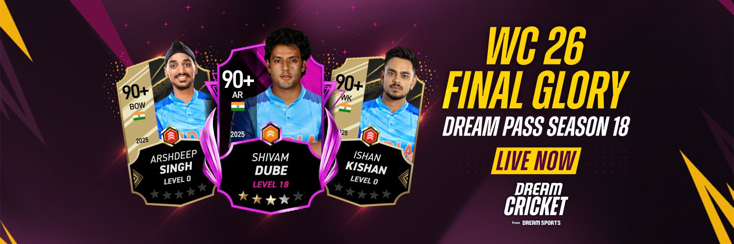 Dream Cricket banner