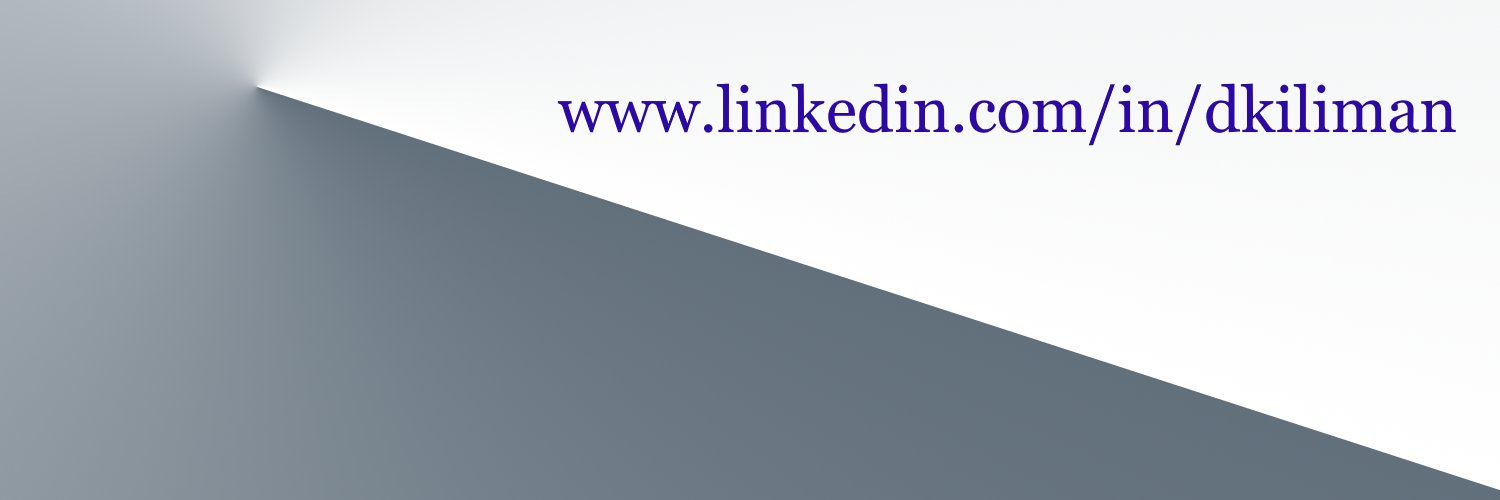 dkiliman's profile banner image