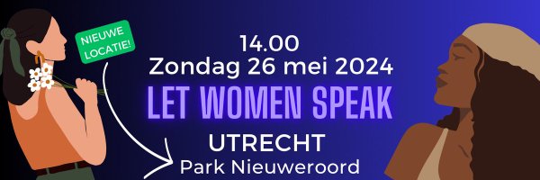 LetWomenSpeakNL Profile Banner