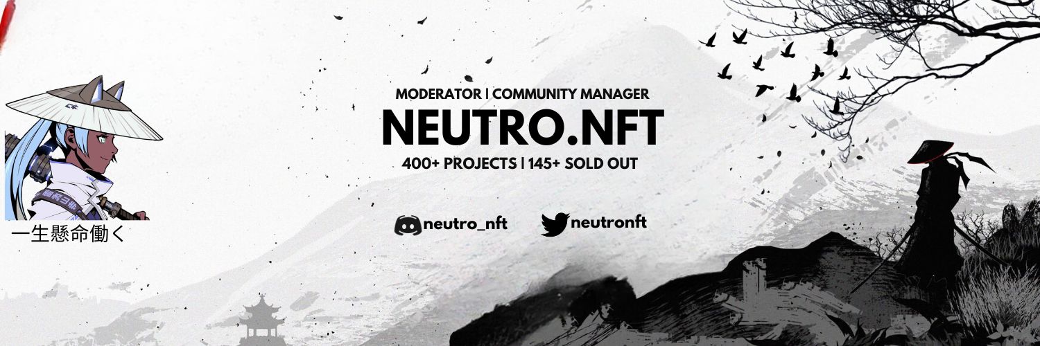 neutro nft : Moderator/Collab Manager banner