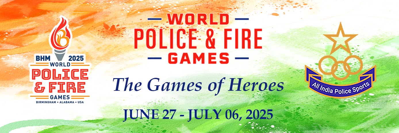 World Police & Fire Games - India's banner