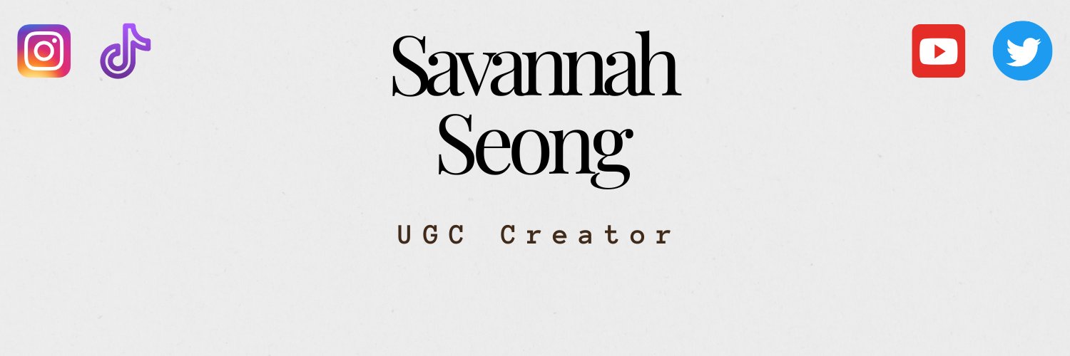 Savannah | UGC Creator banner