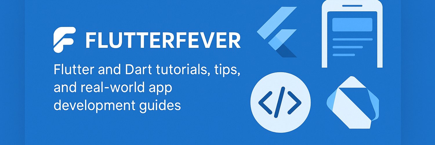 FlutterFever 💙 banner