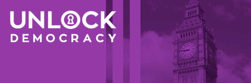 Unlock Democracy's banner