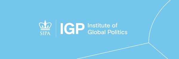 Columbia Institute of Global Politics Profile Banner