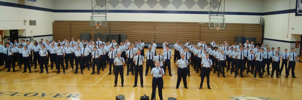 Clover AFJROTC banner