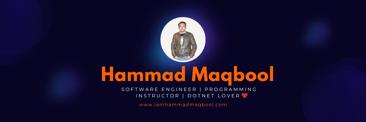 Hammad Maqbool banner