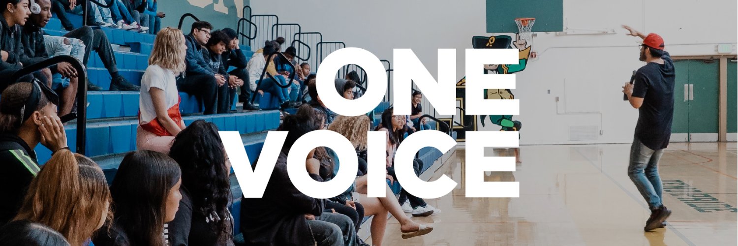 One Voice banner