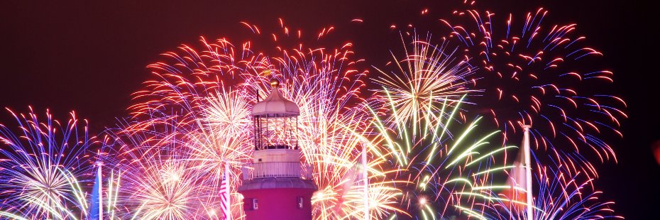 Plymouth Fireworks banner