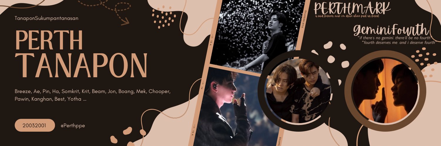 Age - เพิร์ธ ศิวัช 🖤🖤 active on Saturday banner