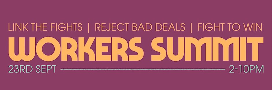 The Workers Summit - September 23 banner