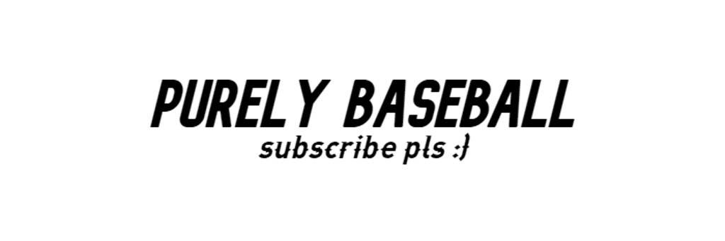 Purely Baseball banner