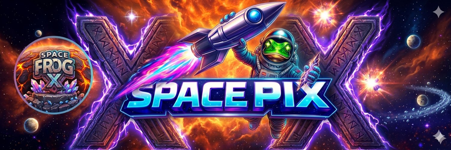 SpacePix and Space Frog X banner