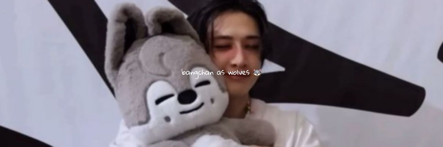 bangchan as wolves 🐺 banner