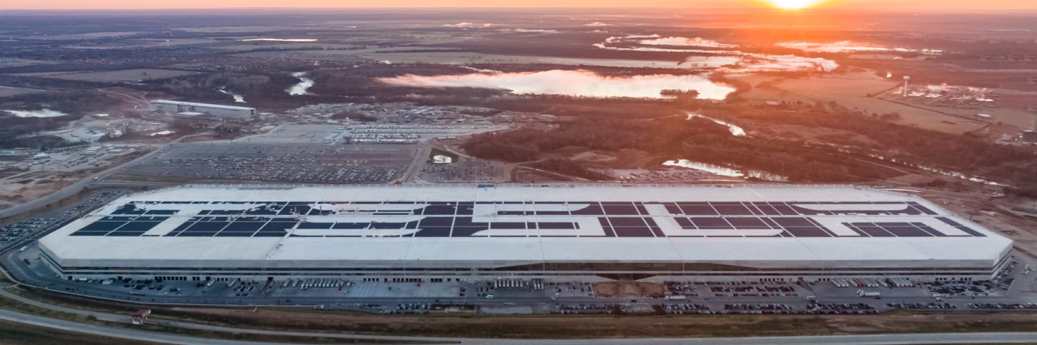 Tesla North America's banner