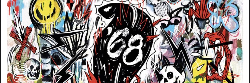 '68 banner
