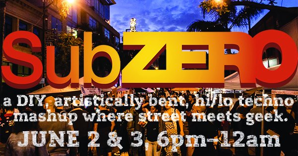 SubZERO festival banner