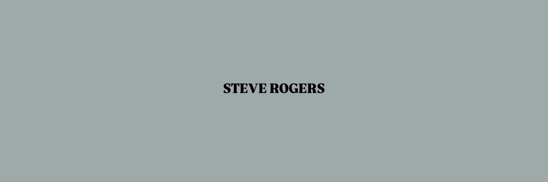 STEVE ROGERS. banner