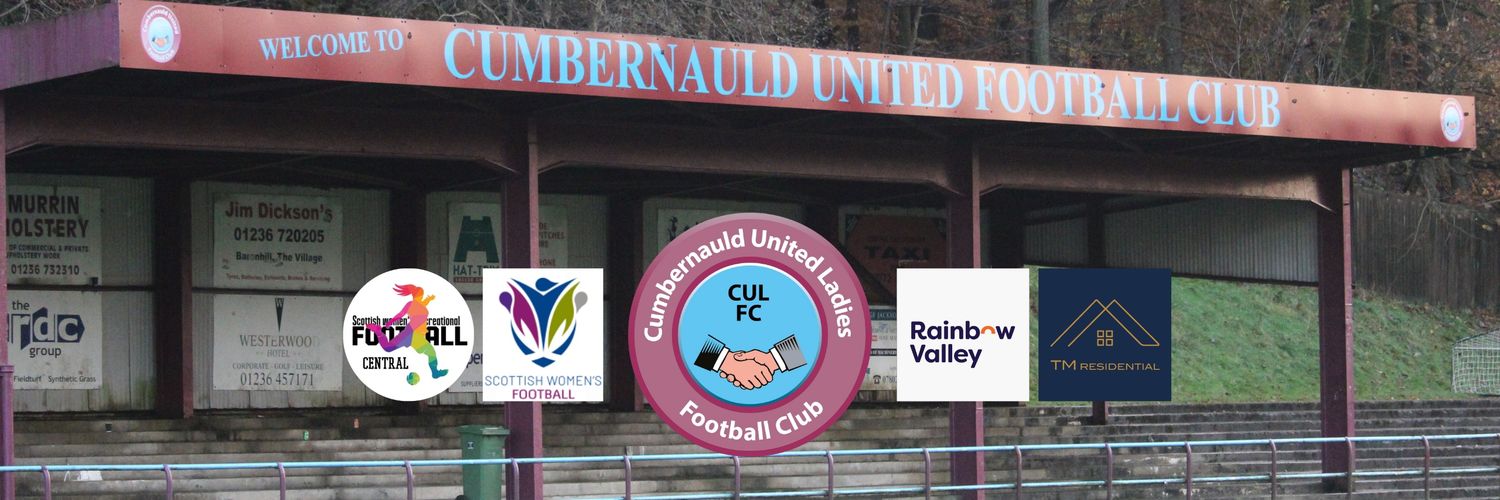 Cumbernauld United Ladies FC banner