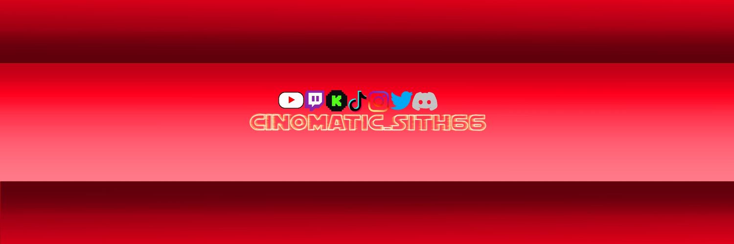 Cinomatic Sith🏳️‍🌈🏳️‍⚧️🔞⛔️🇺🇦(Renewal arc) banner