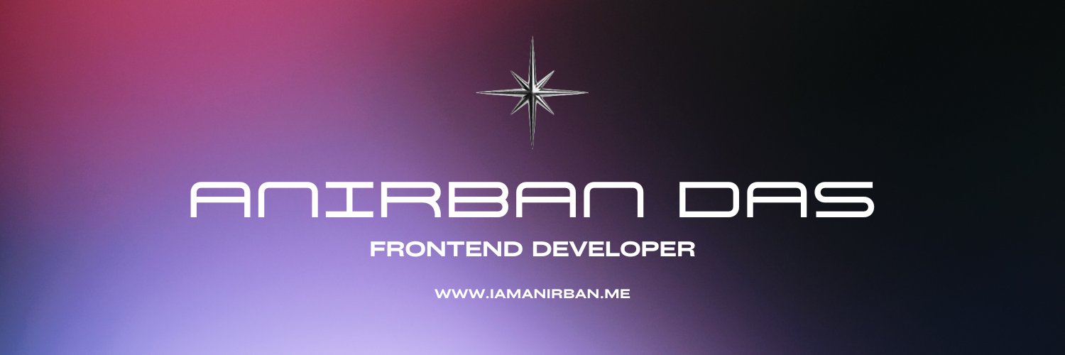 Anirban Das banner