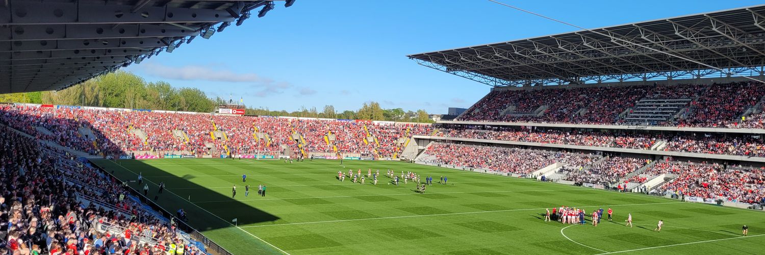 The Little All-Ireland's banner