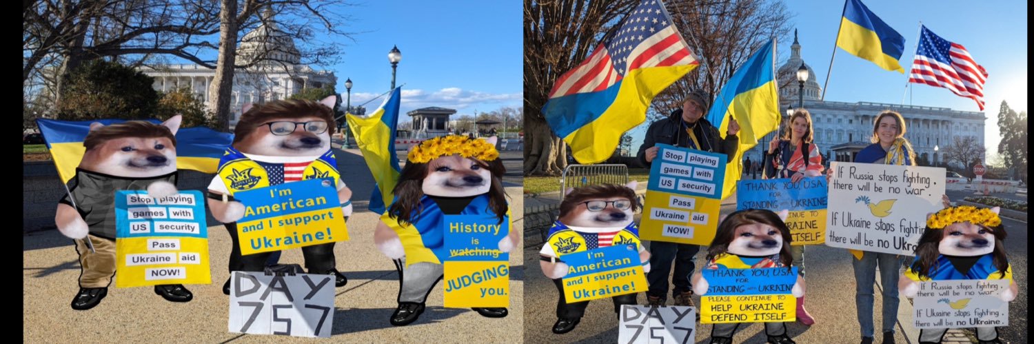Ukraine Rally DC 🇺🇸🇺🇦's banner