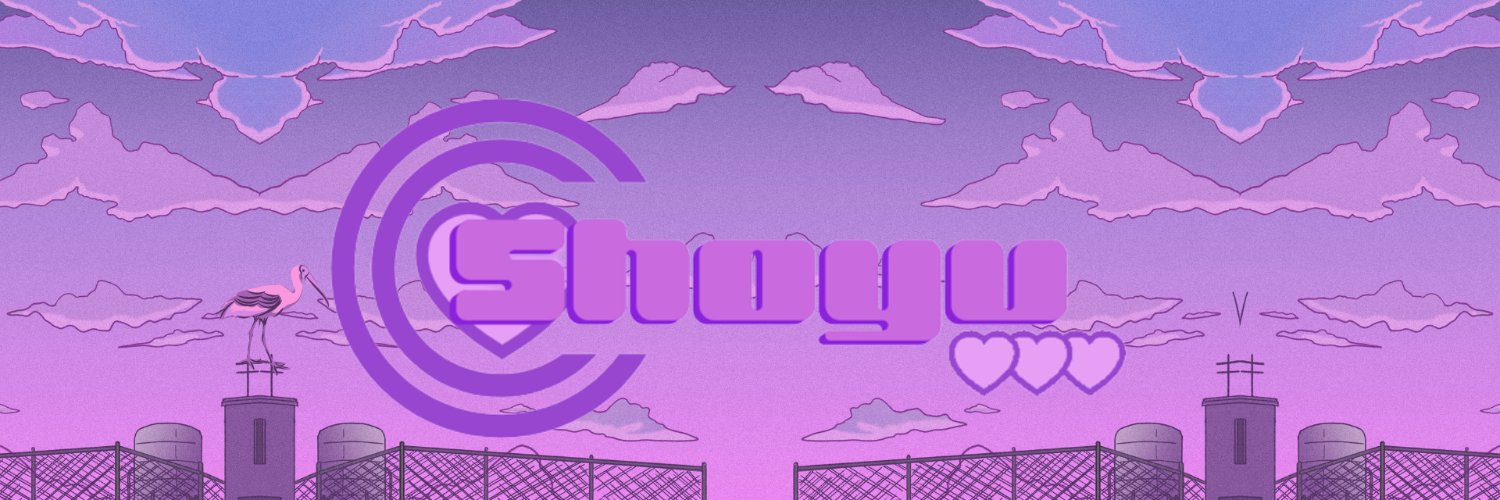 Twitter banner for @Shoyu_exe