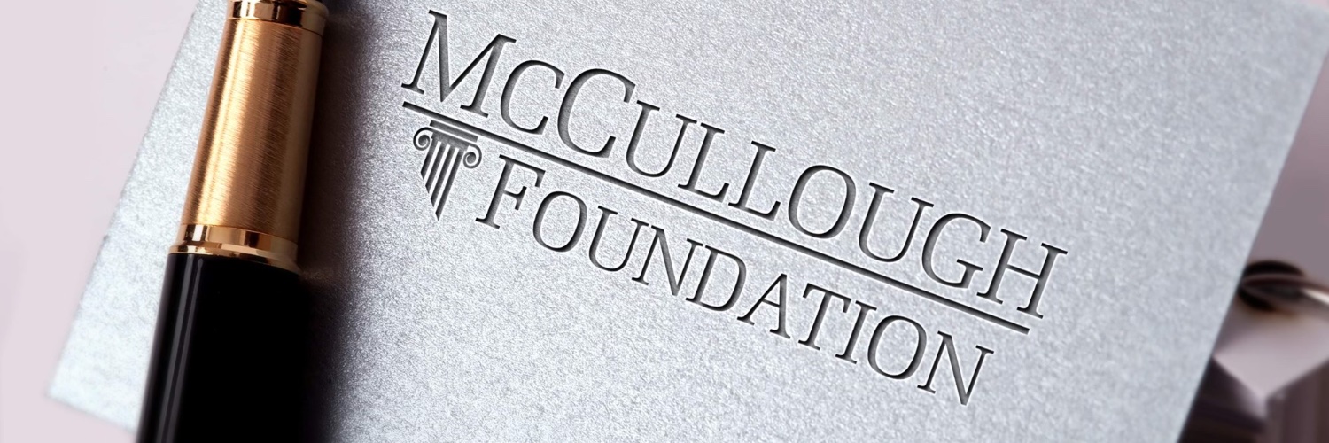 McCullough Foundation's banner