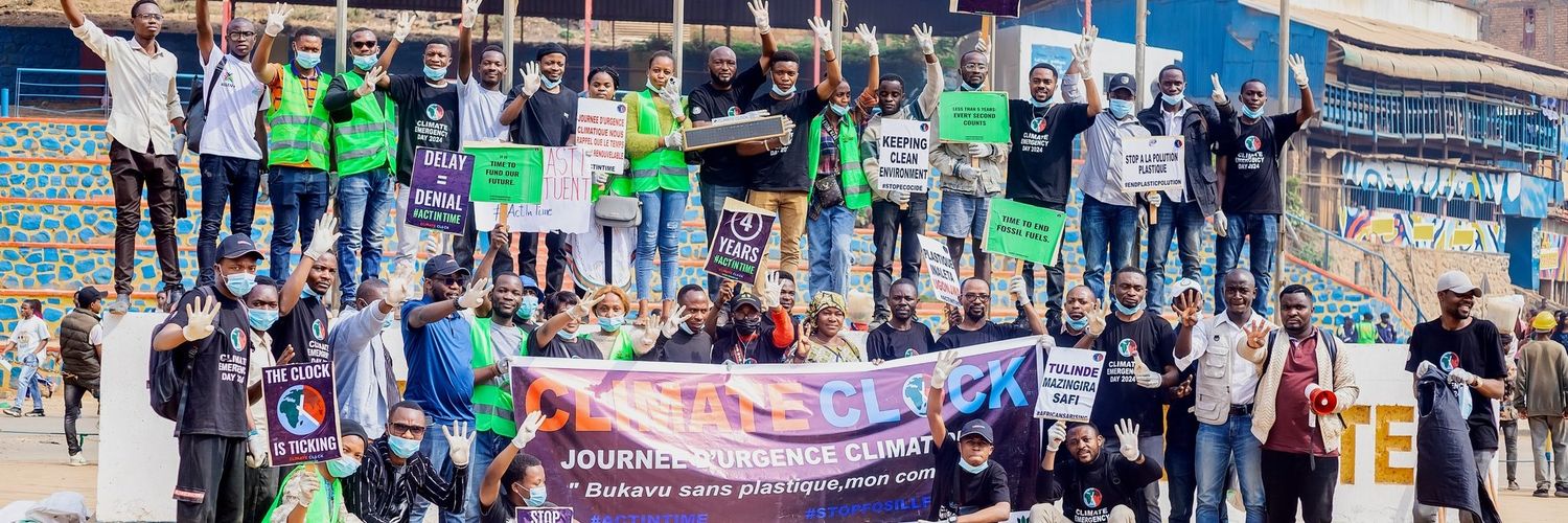 Climate Clock DRC's banner