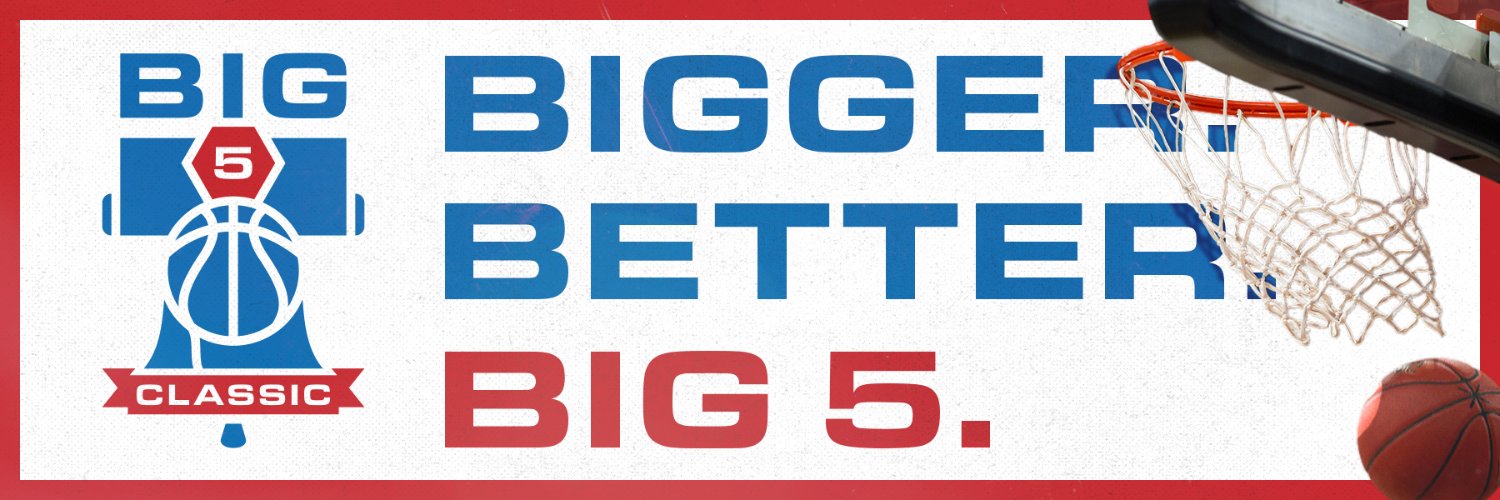 Big 5 Basketball's banner