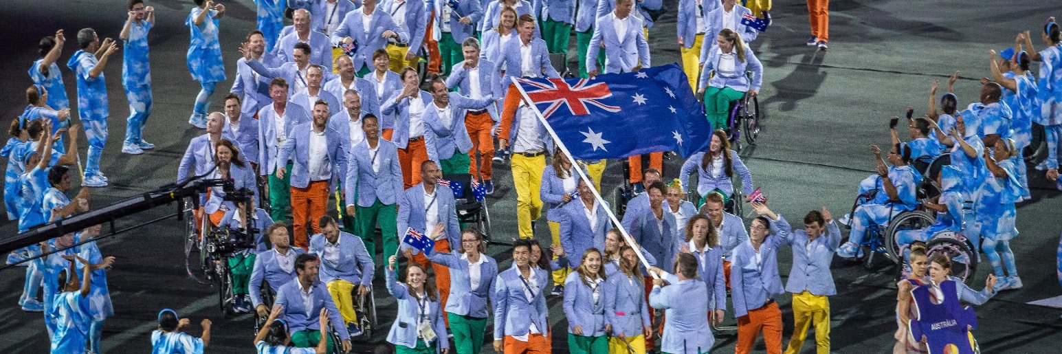 Paralympics Australia CEO banner