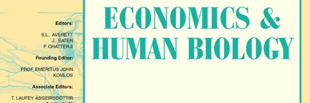 Economics & Human Biology banner