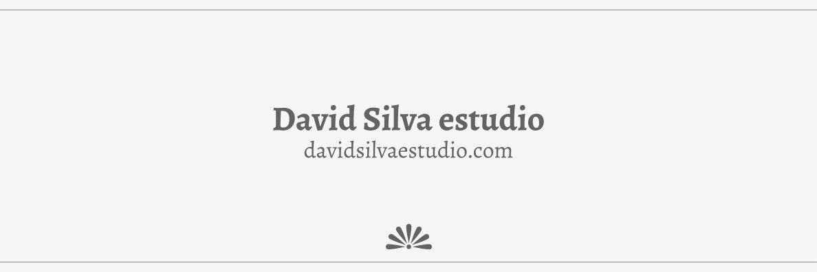 David Silva estudio banner