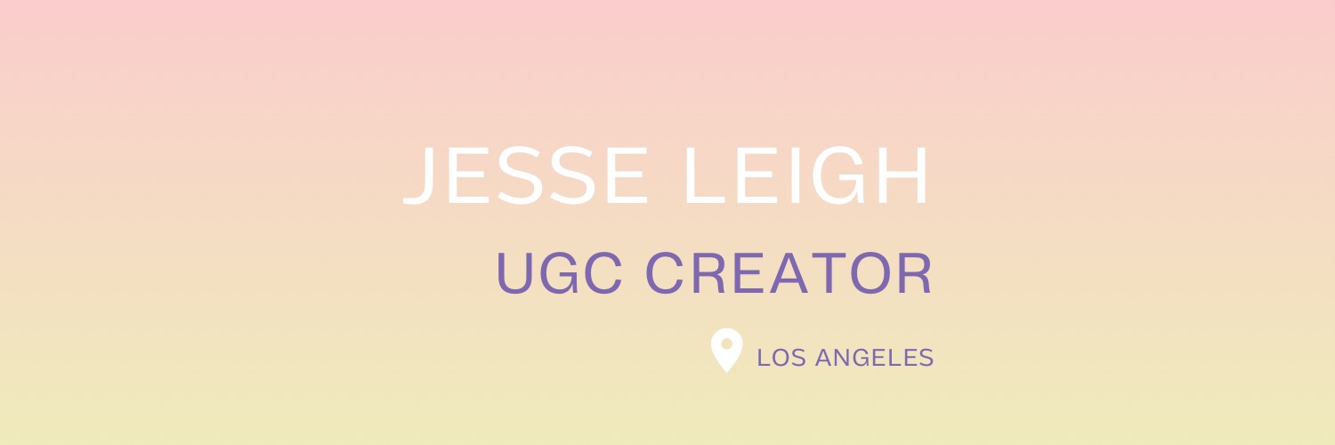 Jesse 🌈 UGC Creator banner