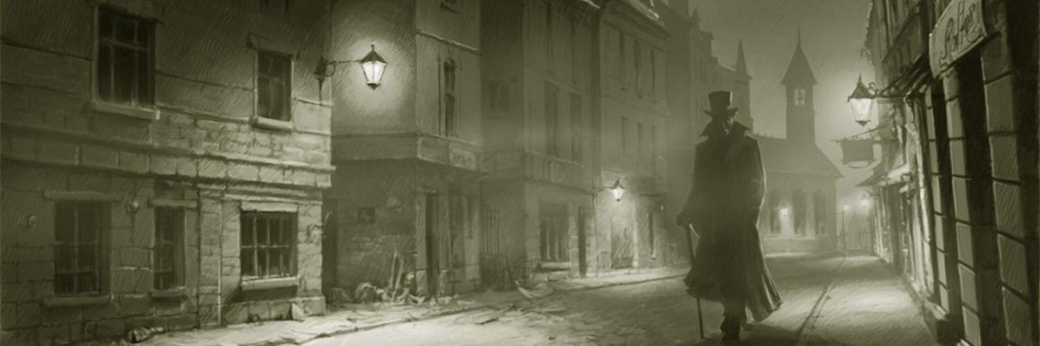 Twitter banner for @mysteries