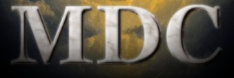 The MDC banner
